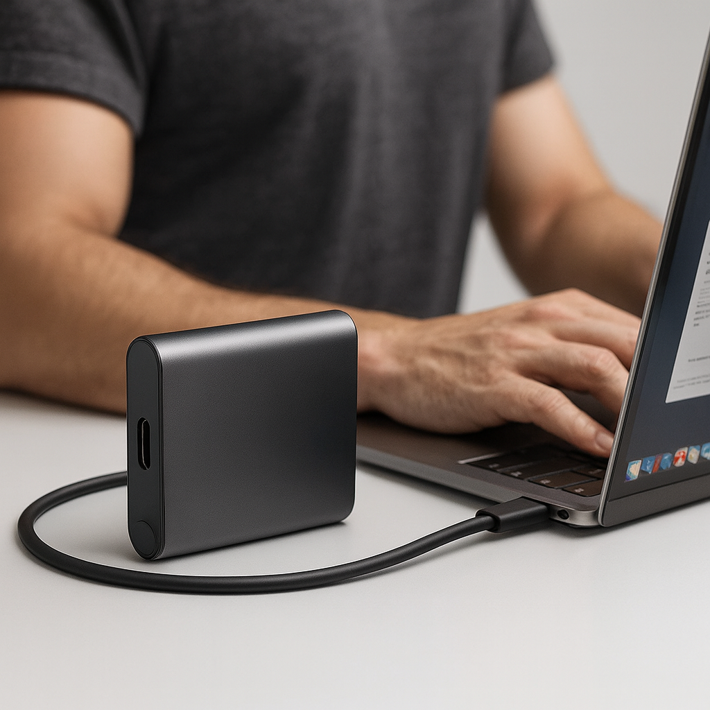 Portable External USB-C Solid State Drive