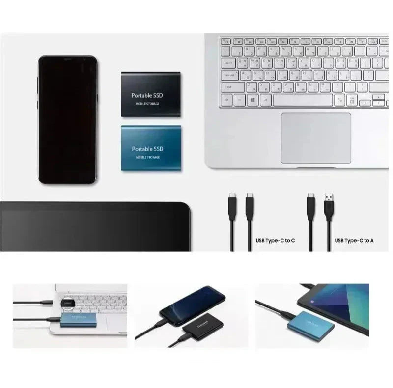 Portable External USB-C Solid State Drive