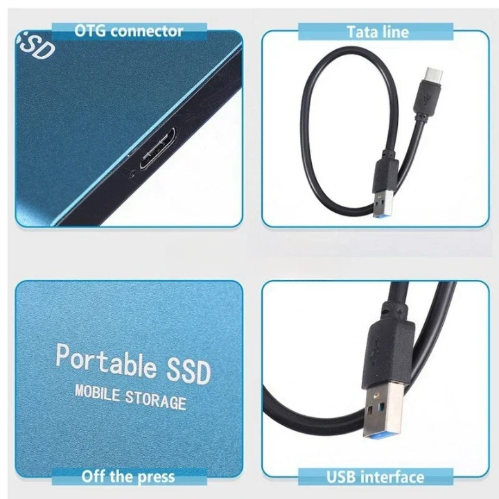 Portable External USB-C Solid State Drive
