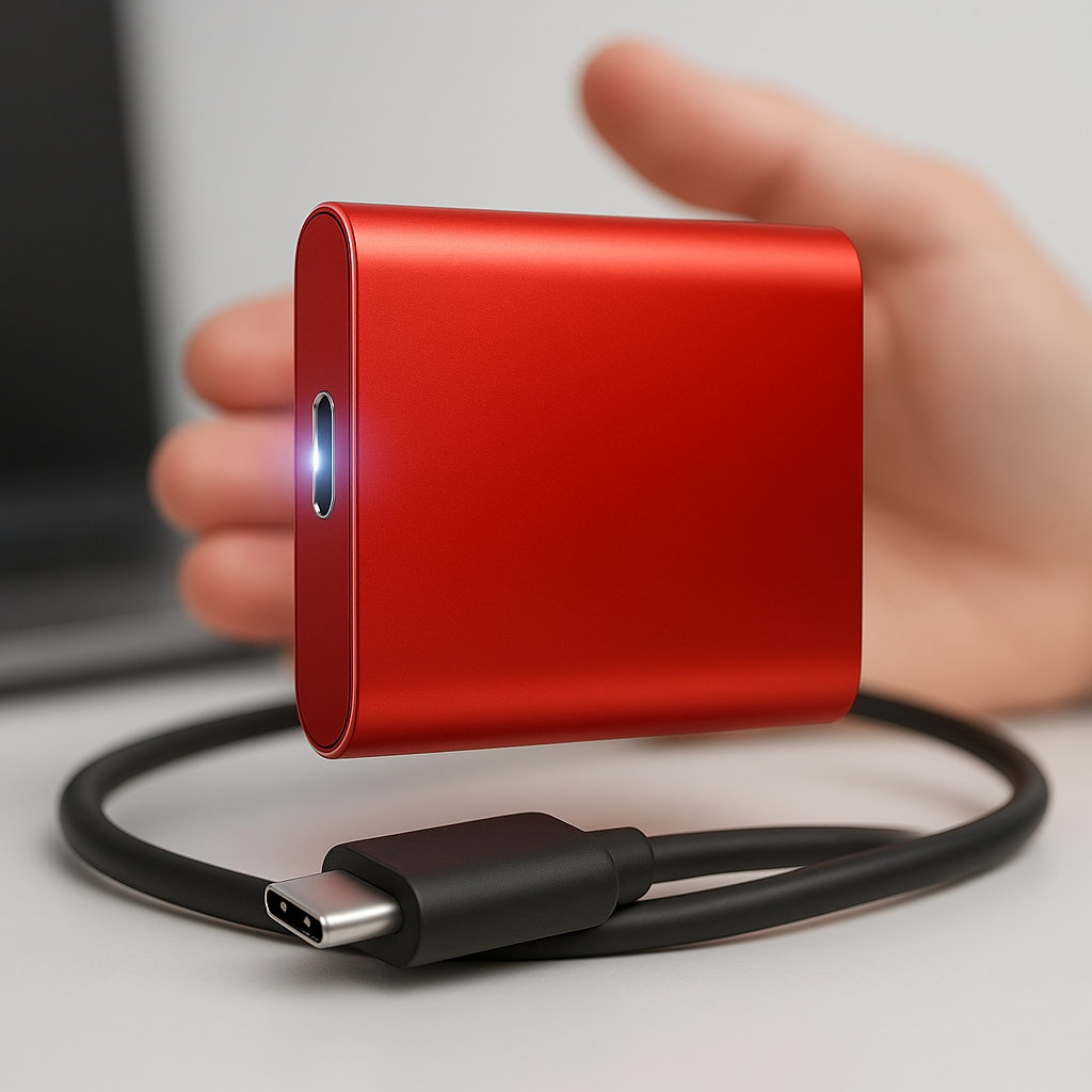 Portable External USB-C Solid State Drive