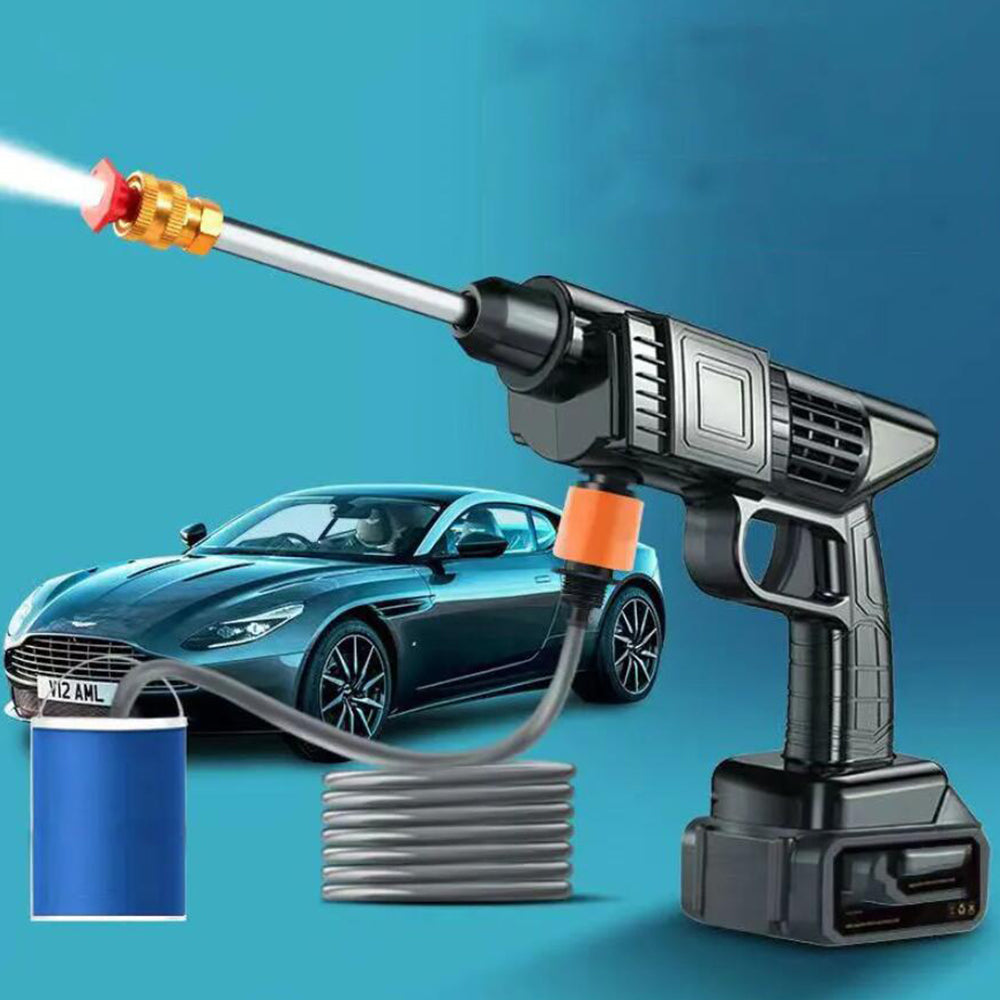 Portable Pressure Washer 26 Bar / 377 PSI – with 260W Battery, Charger and Carrying Case