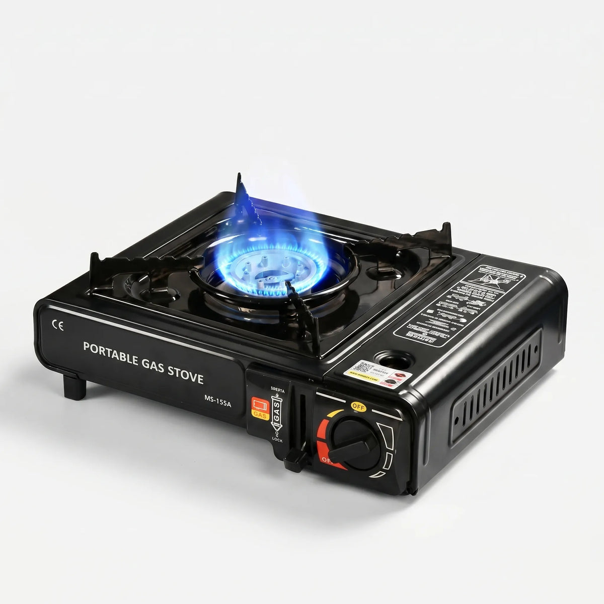 Portable Single Burner Gas Stove for Camping & Outdoor Cooking