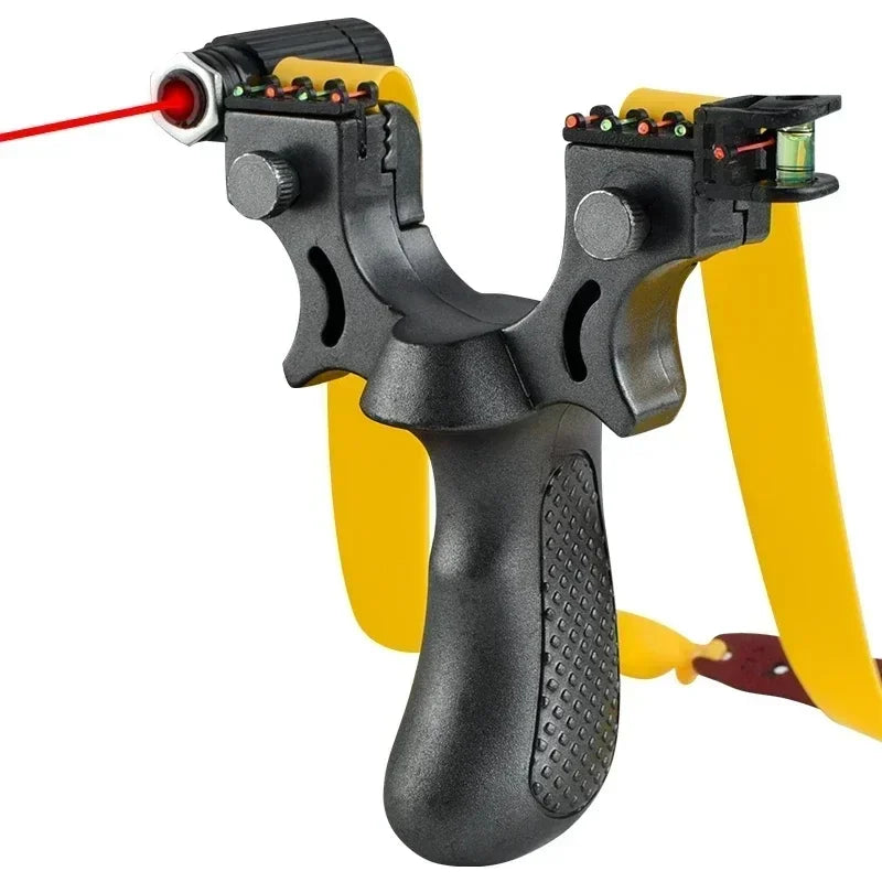 Precision Slingshot with Laser and Non-Slip Grip for Outdoor Target Shooting