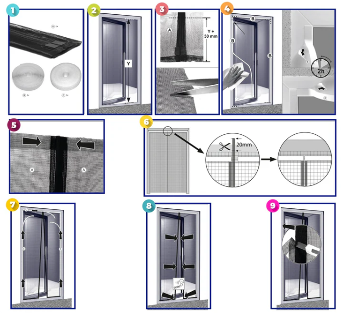 Premium Magnetic Screen Door