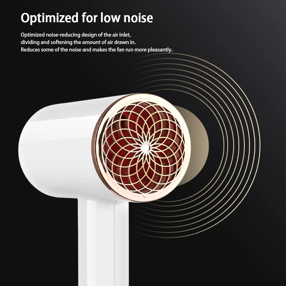 Professional 2400W Hair Dryer with Hot and Cold Air - Powerful Negative Ion Salon Hairdryer