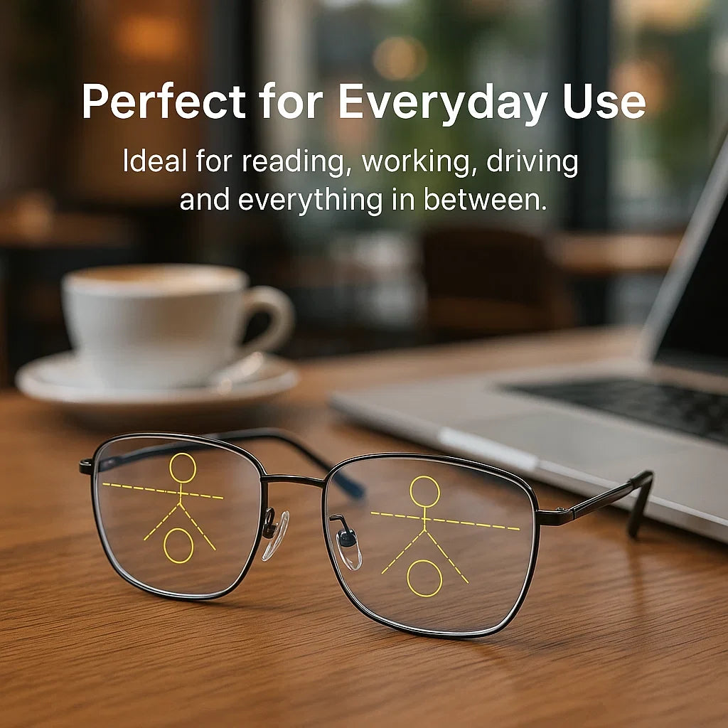 Progressive Multifocal Glasses for Clear Vision