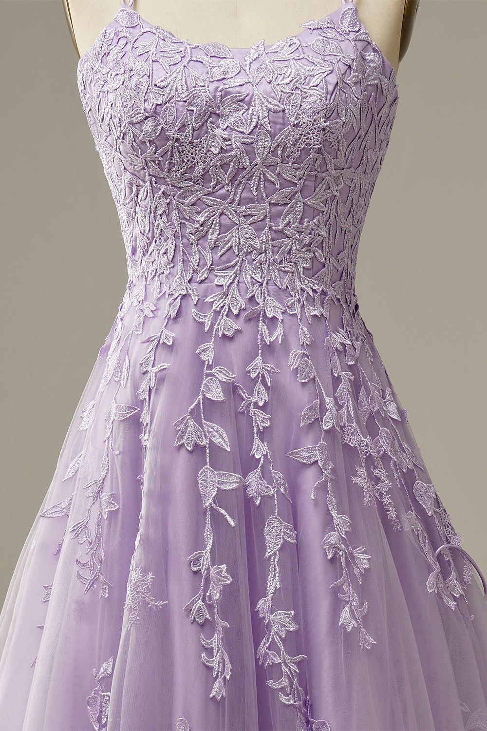 Prom Dress with Appliques