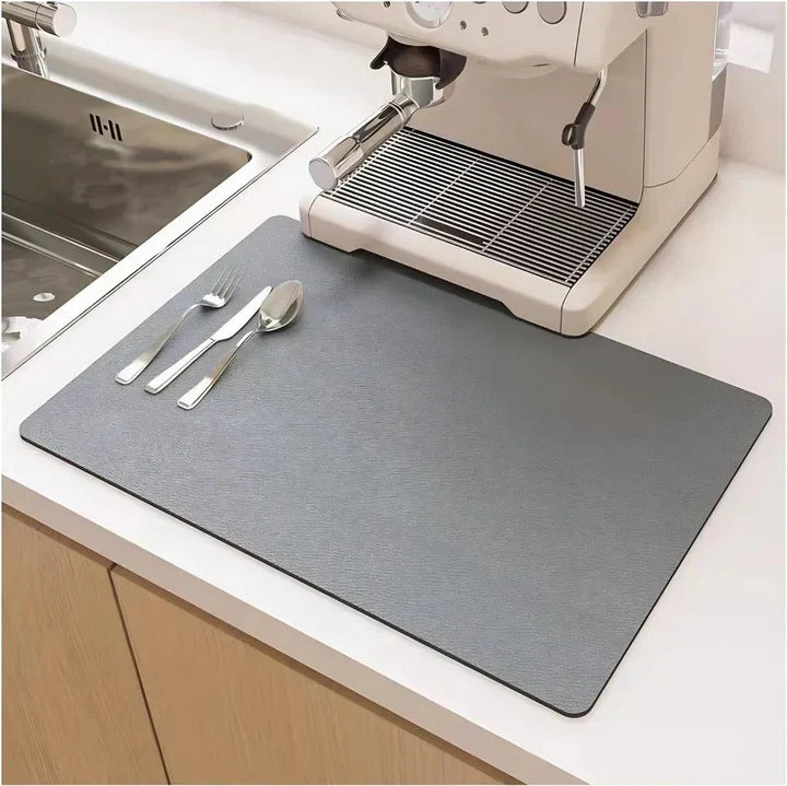 Quick-Dry Kitchen Dish Drying Mat