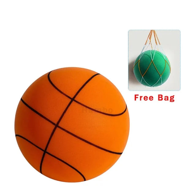 Quiet Soft PU Foam Basketball for Indoor Training