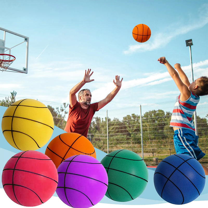 Quiet Soft PU Foam Basketball for Indoor Training