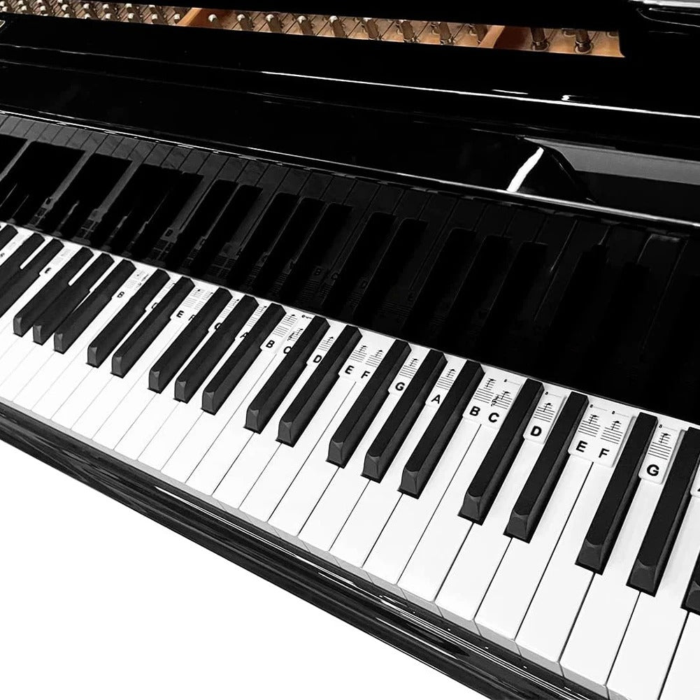 Removable Silicone Piano and Keyboard Labels