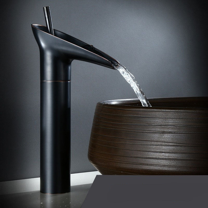 Retro Waterfall Bathroom Sink Faucet