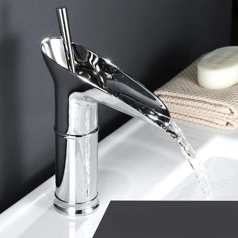 Retro Waterfall Bathroom Sink Faucet