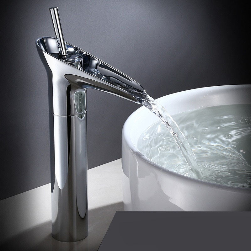 Retro Waterfall Bathroom Sink Faucet