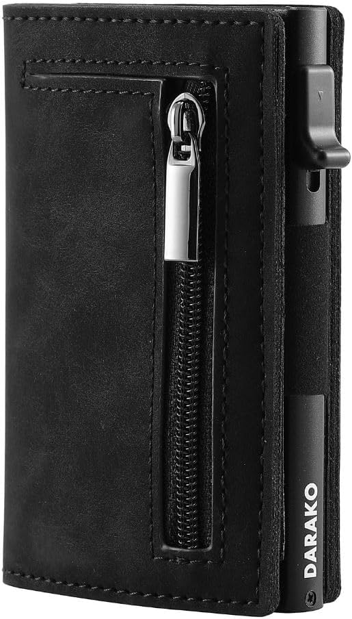 RFID-Blocking Wallet with Quick Card Access – Compact Design