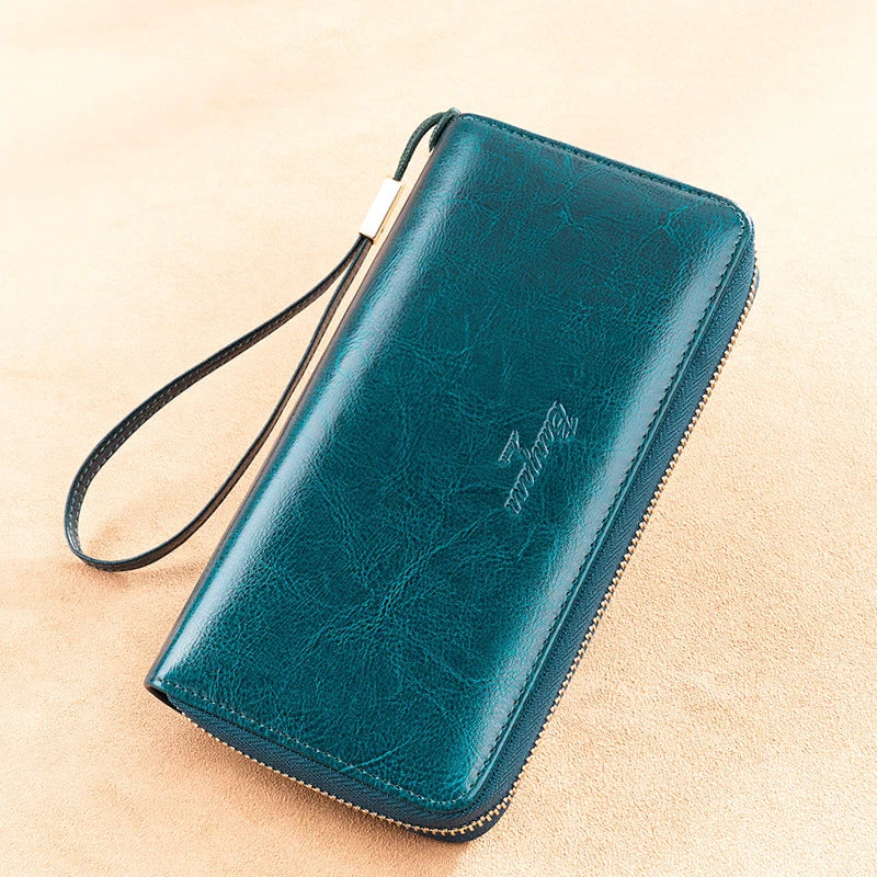 RFID Travel Wallet – Phone Pouch Clutch with Passport & Card Holder