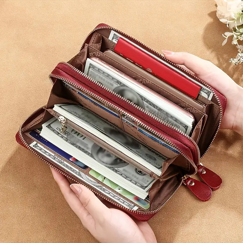 RFID Travel Wallet – Phone Pouch Clutch with Passport & Card Holder