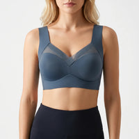 Seamless Push-Up Bra with Panel