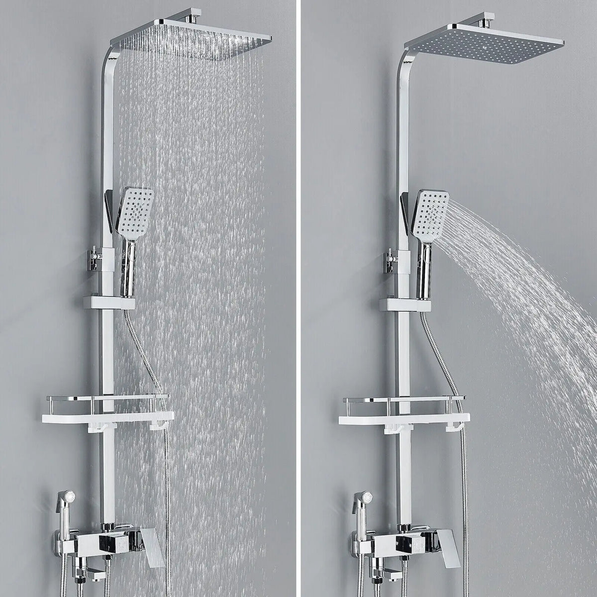 Shower Set - AquaFlow - Luxury Rain Shower - Brass Mixer Tap