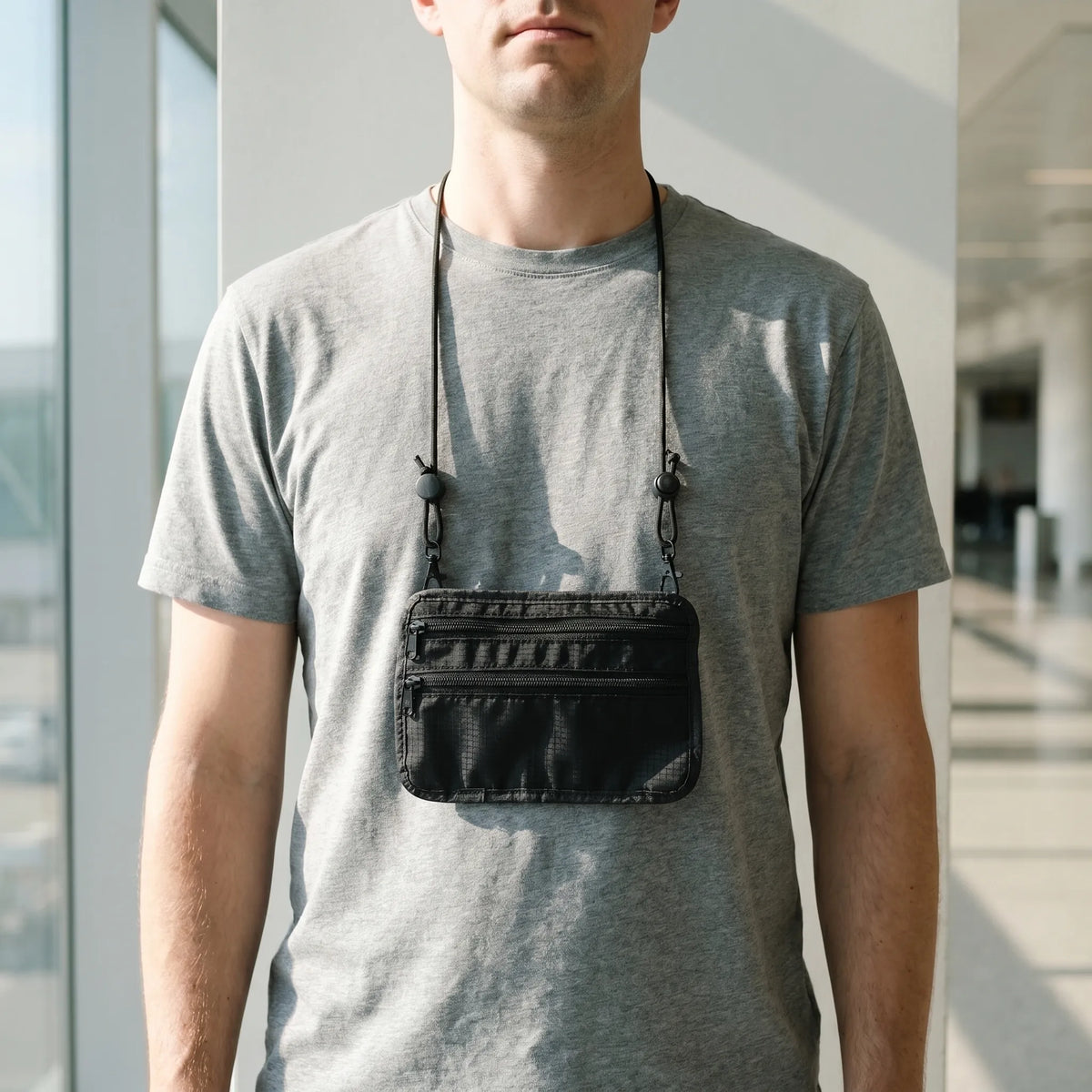 Slim Crossbody Travel Pouch