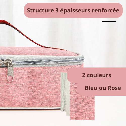 Small Pink Soft Cooler Bag