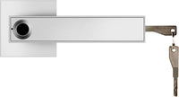 Smart Fingerprint Door Lever Lock with Key Access & 30-User Capacity