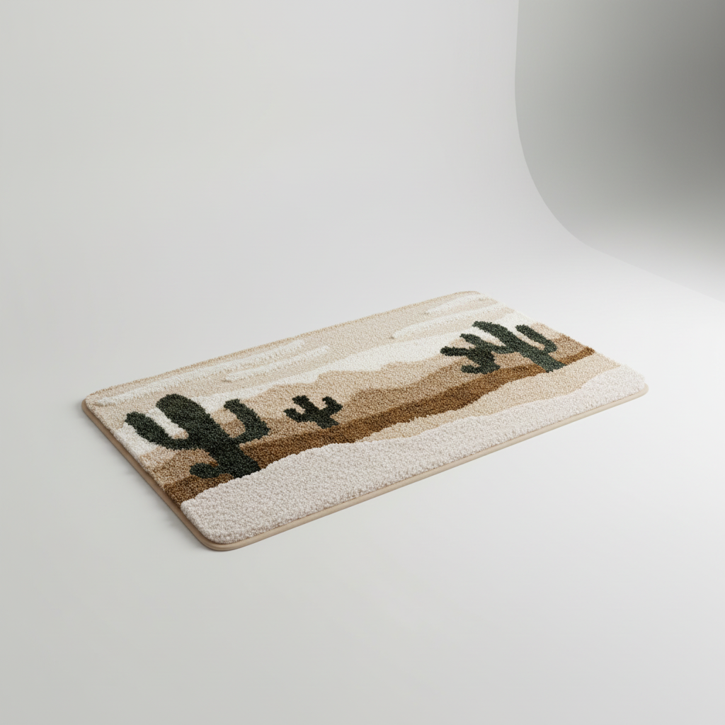 Soft Plush Bathroom Floor Mat