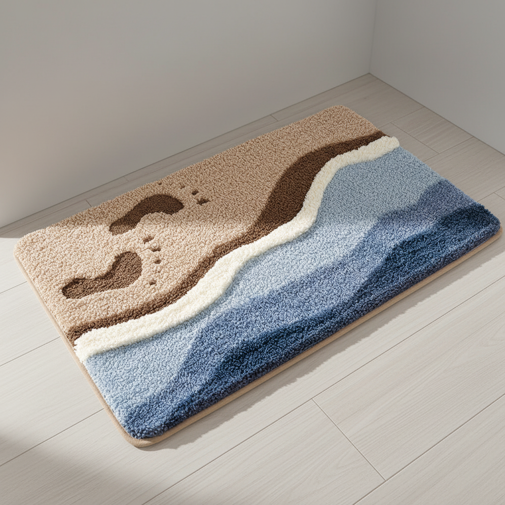Soft Plush Bathroom Floor Mat