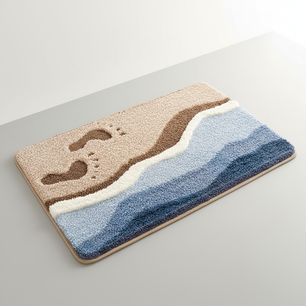 Soft Plush Bathroom Floor Mat