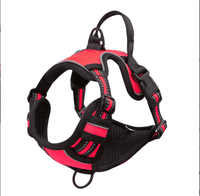 Soft Reflective Dog Harness - Durable & Waterproof - Red, Black, or Blue