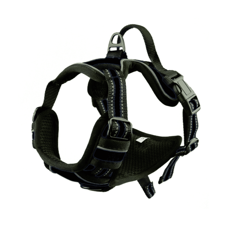 Soft Reflective Dog Harness - Durable & Waterproof - Red, Black, or Blue