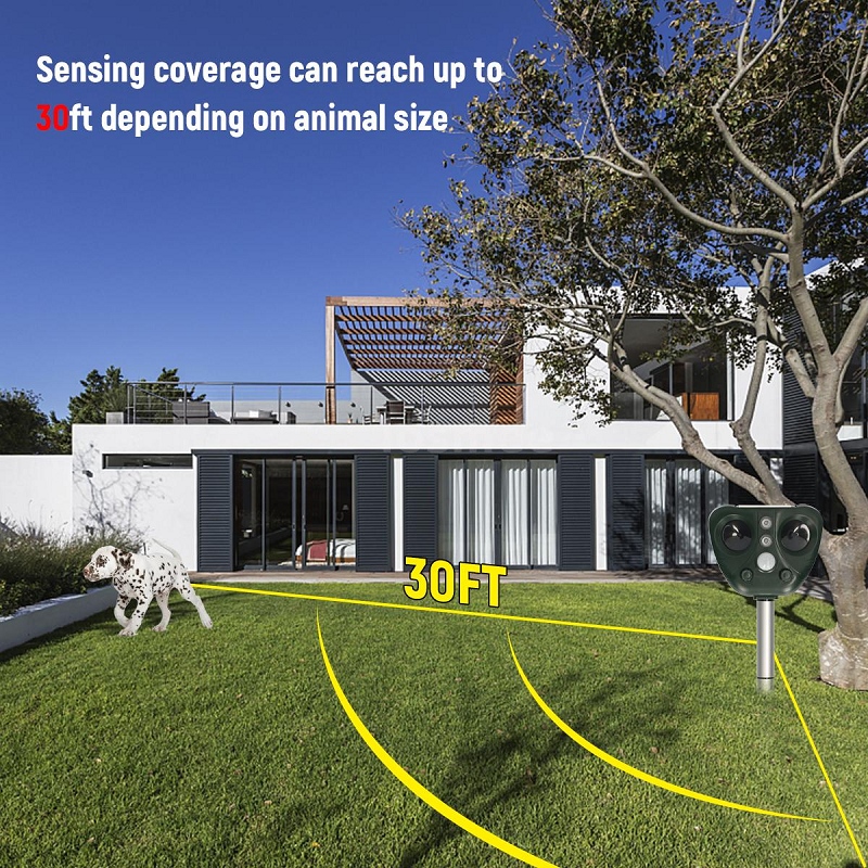 Solar-Powered Ultrasonic Bird Repeller