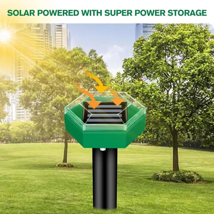 Solar Ultrasonic Mole Repeller - Pack of 4