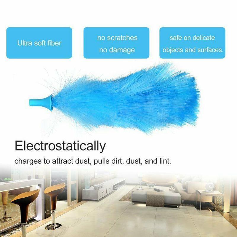 Spinning Duster with 2 Interchangeable Brushes