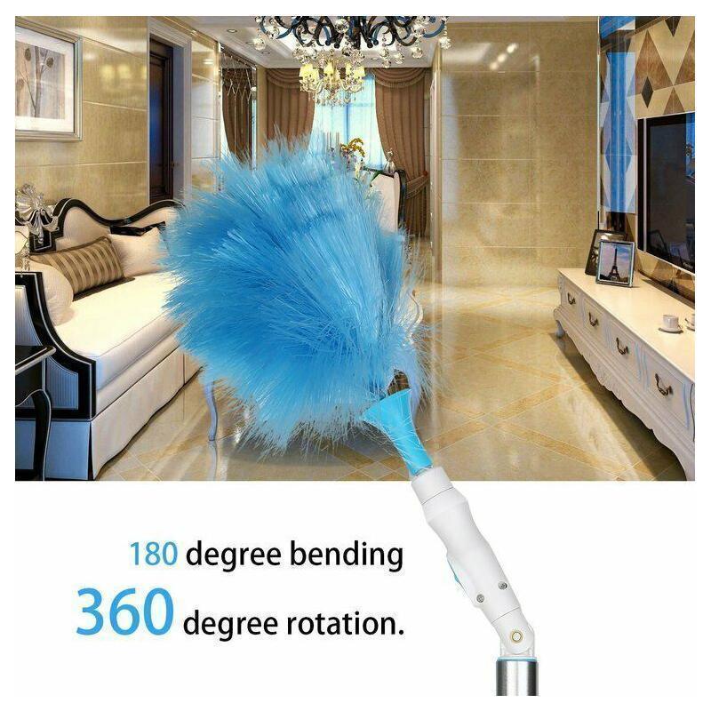 Spinning Duster with 2 Interchangeable Brushes
