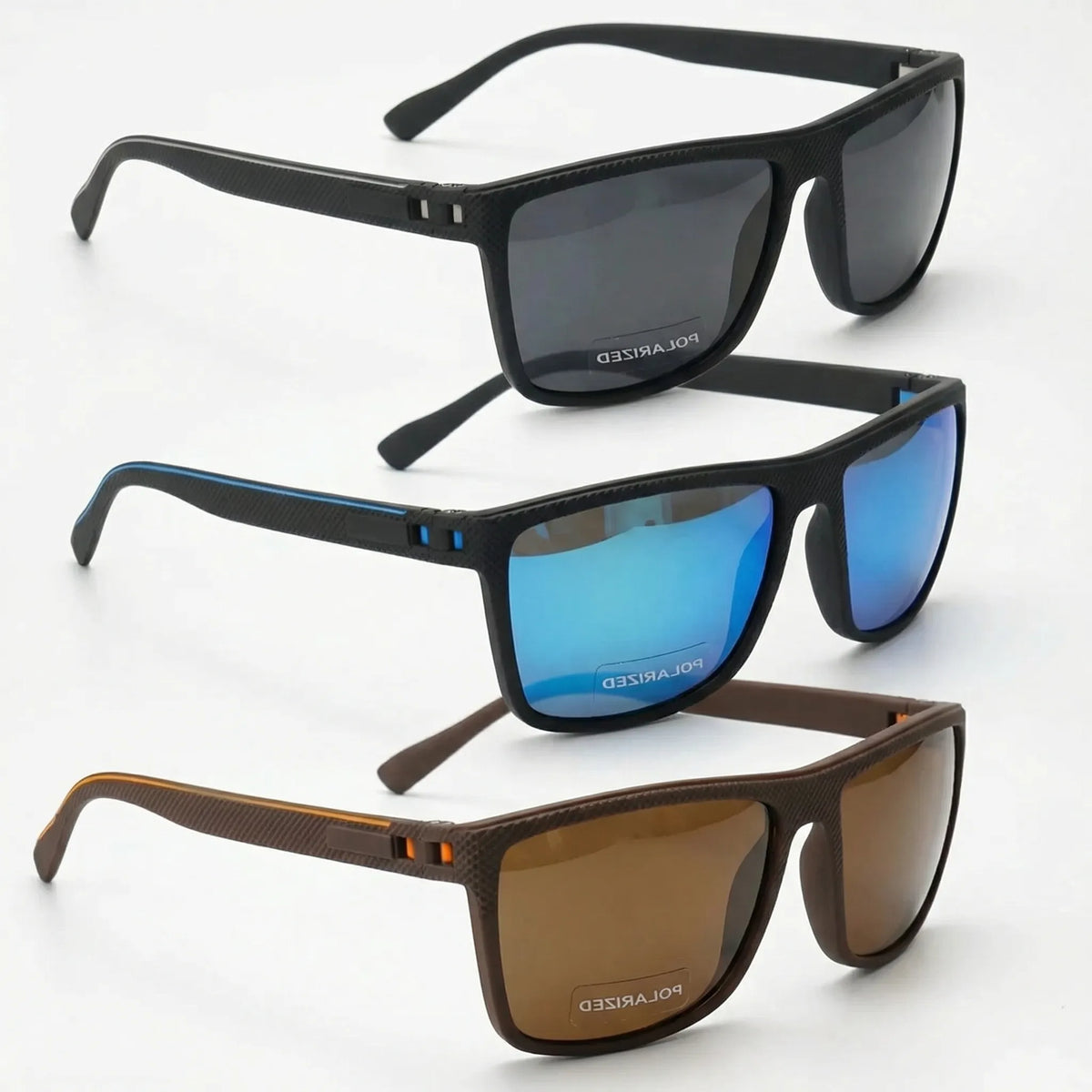 Square Frame Polarized Sunglasses