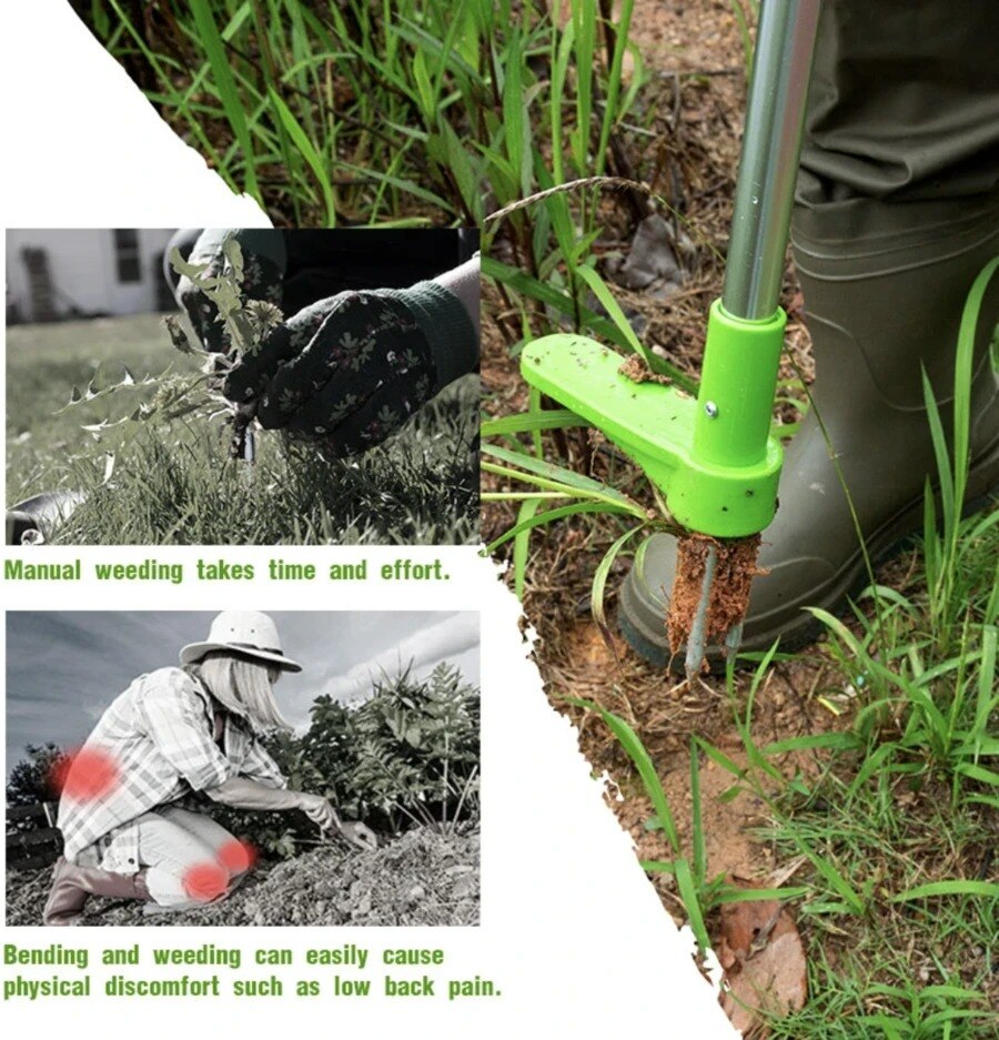 Stand-Up Weed Puller | Effortless Weeding Tool