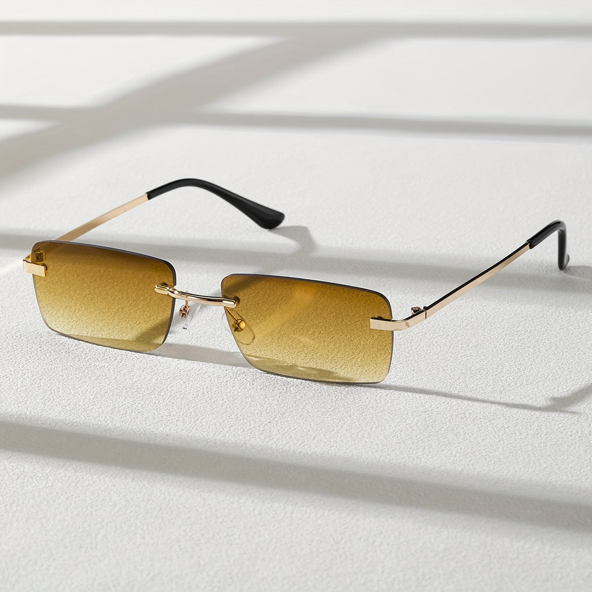 Stylish Rimless Sunglasses for Men – Trendy and Comfortable