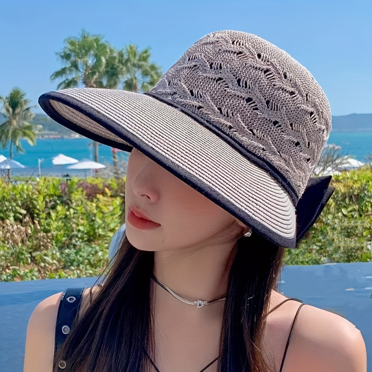 Summer Hat with Bow Detail