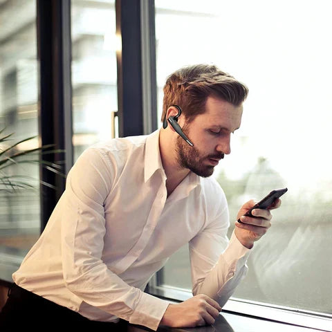 Trucker Dual-Mic Wireless Bluetooth 5.1 Noise-Cancelling Headset