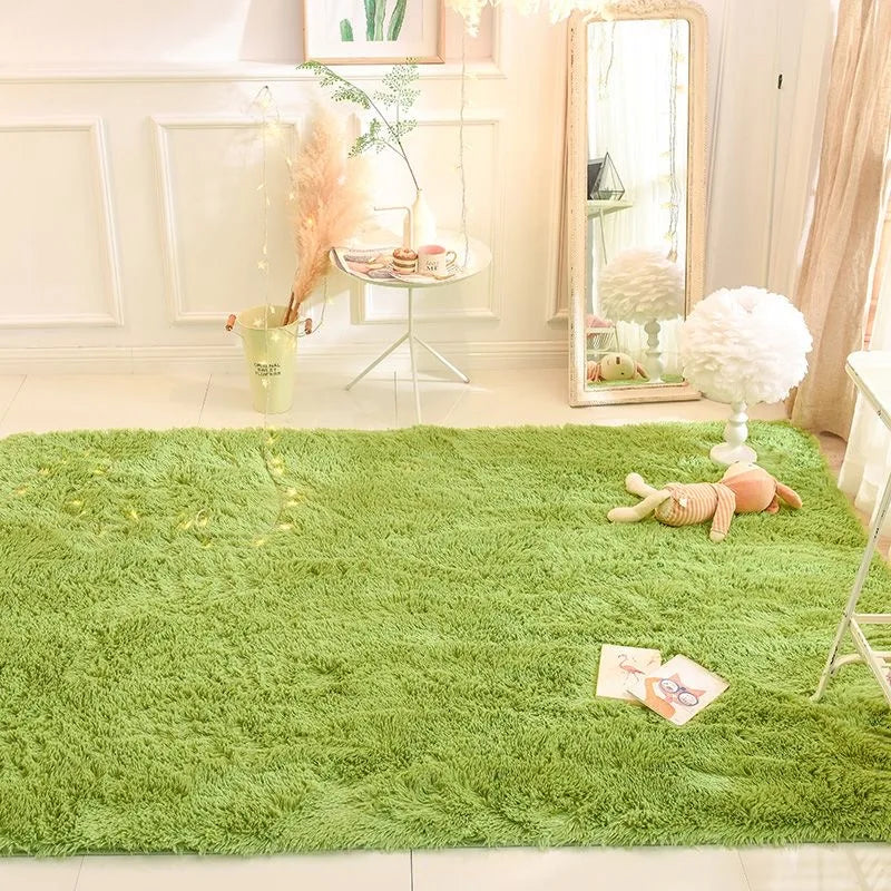 Ultra-Soft Fluffy Non-Slip Rug with Memory Foam Cushion