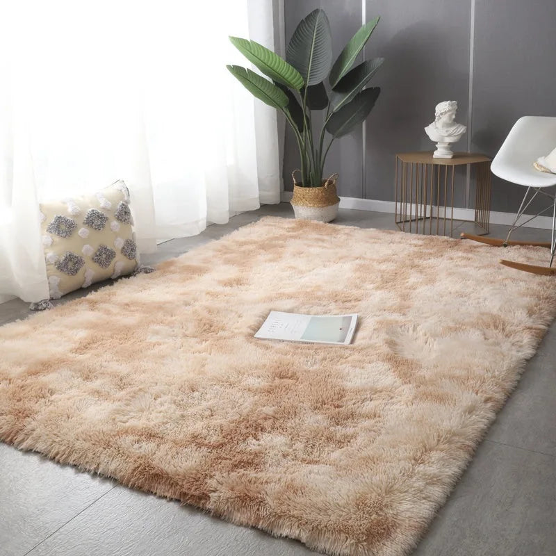 Ultra-Soft Fluffy Non-Slip Rug with Memory Foam Cushion