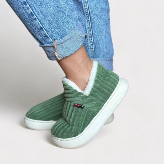 Ultra-Warm Ergonomic Slippers with Plush Lining