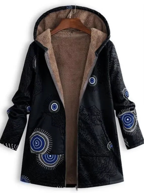 Unique Floral Winter Coat