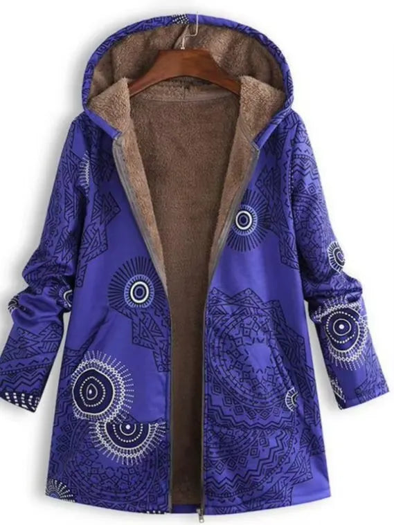 Unique Floral Winter Coat