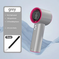 Unisex Compact Cordless High-Speed Hair Dryer with Digital Display, Adjustable Speed and Long-Lasting Battery