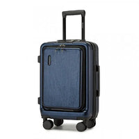 Unisex Durable Hardshell Travel Suitcase with Spinner Wheels