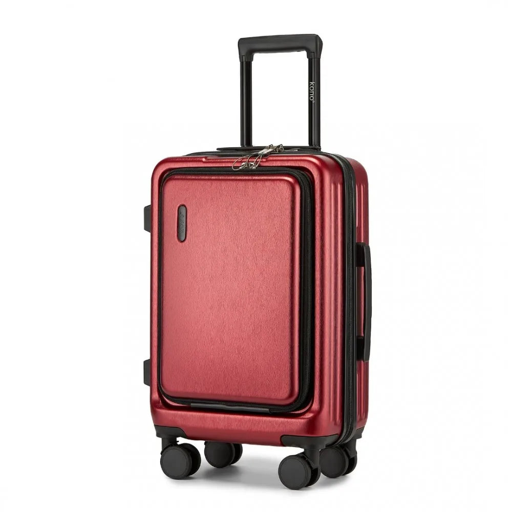 Unisex Durable Hardshell Travel Suitcase with Spinner Wheels