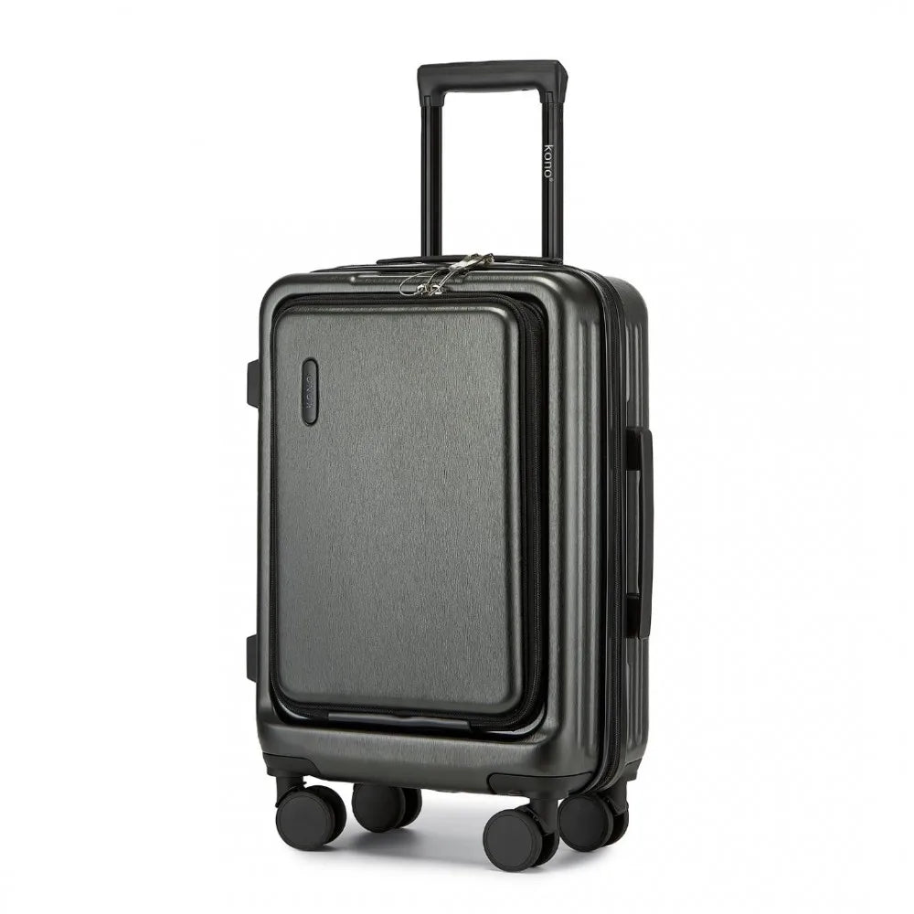 Unisex Durable Hardshell Travel Suitcase with Spinner Wheels