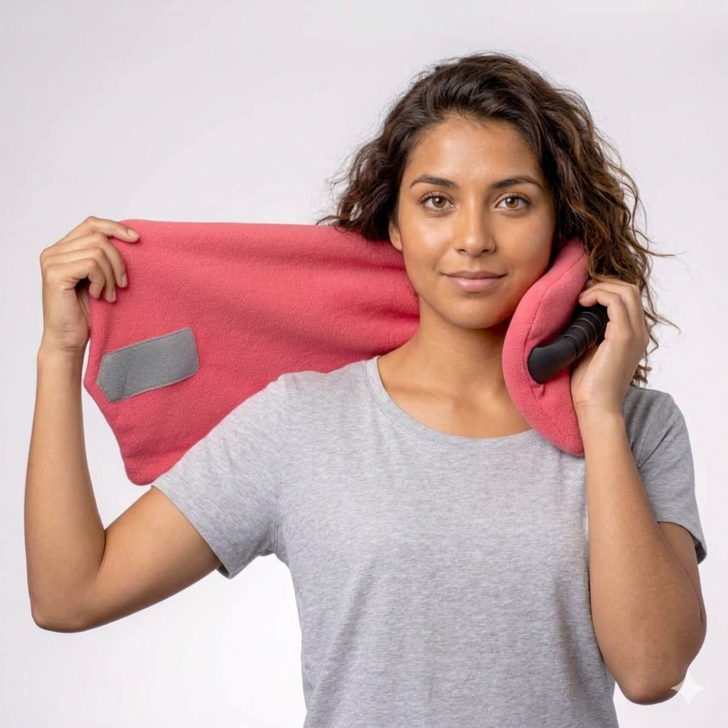 Unisex Travel Pillow for Upright Neck Support